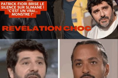 RÉVÉLATION CHOC : Patrick Fiori brise le silence sur Slimane ! “C’est un vrai… MONSTRE !”