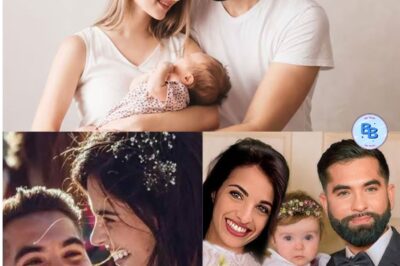 Kendji Girac tient un bébé dans ses bras, ils parlent de leur mariage dans le bonheur