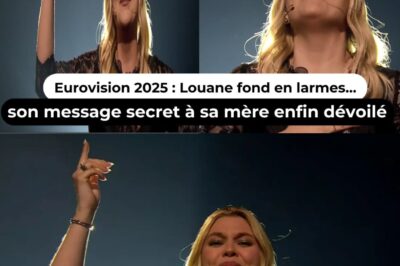Eurovision 2025 : Louane fond en larmes… son message secret à sa mère enfin dévoilé