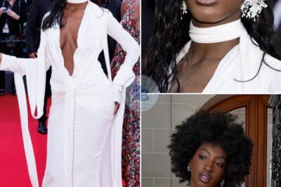 Festival de Cannes 2025 : Ebony plus sexy que jamais, sans soutien-gorge sur le tapis rouge