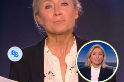 “Voilà, c’est fini” : 2 jours après l’annonce de son éviction, Anne-Sophie Lapix reprend le tube de Jean-Louis Aubert pour conclure le “20 Heures” de France 2