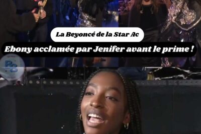 Ebony raconte avec émotion le moment où elle a été encouragée par Jenifer avant le prime time