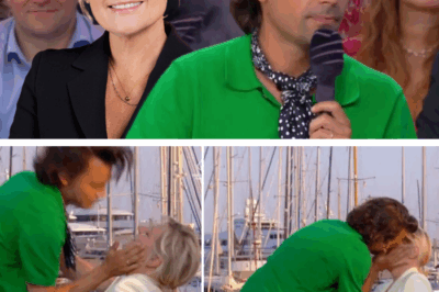 Anne-Elisabeth Lemoine est passionnément embrassée directement par Bertrand Chameroy….