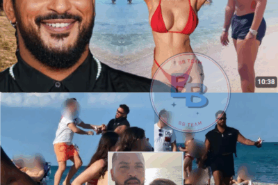 Slimane publie des photos à la plage : les détails sur son partenaire excitent les internautes