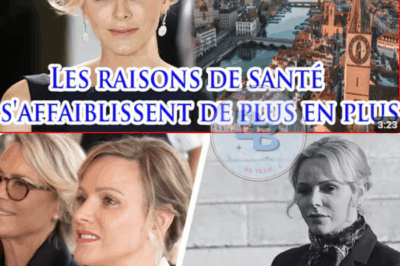 Charlene de Monaco la raison pour laquelle sa santé s’est détériorée à Zurich