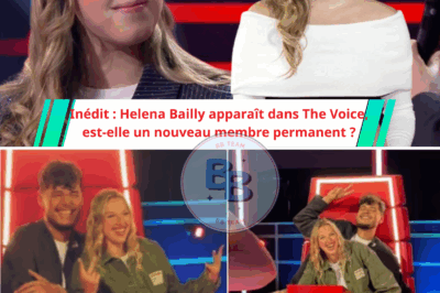 Inédit : Helena Bailly apparaît dans The Voice, est-elle un nouveau membre permanent ?