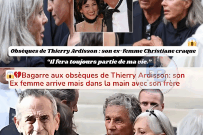 Obsèques de Thierry Ardisson : son ex-femme Christiane craque, l’émotion est palpable