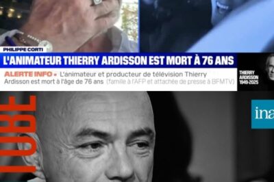 “Une partie de ma vie qui s’en va” : Philippe Corti en larmes en évoquant la mort de son ex-patron Thierry Ardisson