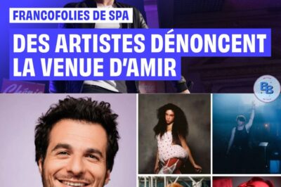 Francofolies de Spa : le concert du chanteur franco-israélien Amir dénoncé par plusieurs artistes