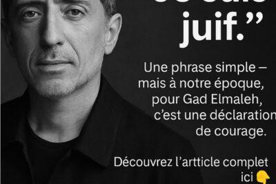 De l’humour à l’identité : Gad Elmaleh face à ses racines juives dans une époque troublée