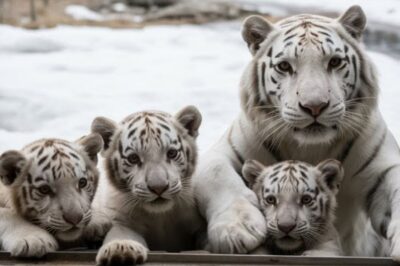 « Trois petits tigres affamés grattent à sa porte… ce qu’il fait en ouvrant défie toute logique »