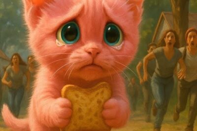 « Abandonné par sa mère pour toujours, ce petit chaton a volé un morceau de pain par faim »