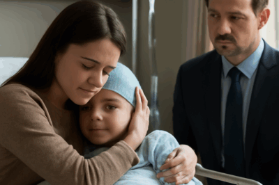 UN MILLIONNAIRE EST ENTRÉ À L’HÔPITAL ET S’EST ARRÊTÉ QUAND IL A VU UNE PAUVRE FILLE DONT LE FILS AVAIT UN CANCER !