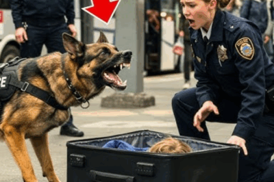 Un chien K9 s’arrête net devant une vieille valise : ce qui était caché à l’intérieur a secoué toute la ville !