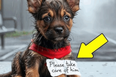 Le petit chiot abandonné sous un banc, tremblant de froid avec un mot autour du cou, que Carol recueillit sans savoir que son acte allait réparer une ancienne douleur oubliée