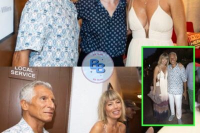 Nagui et Mélanie Page font une apparition glamour : le couple débarque à Ramatuelle pour admirer Delphine Depardieu sur scène.