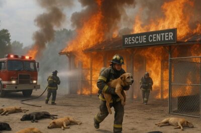 De la panique au deuil : 300 chiens brûlés vifs dans un incendie dans un centre de sauvetage laissent les gens le cœur brisé.