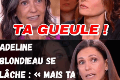 Adeline Blondieau explose sur France 2 : Mais ta gueule en fait !