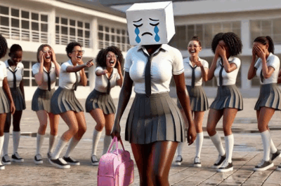 Une jolie fille cache son visage, mais pourquoi ? La suite vous surprendra !