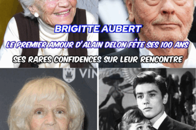 Brigitte Auber,le premier amour d’Alain Delon fête ses 100 ans:ses rares confidences sur leur rencon