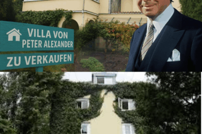 Das verlassene Haus von Peter Alexander, in dem er starb, und ihm Nettovermögen