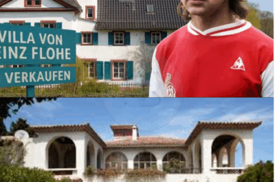 Das verlassene Haus von Heinz Flohe, in dem er starb, und ihm Nettovermögen