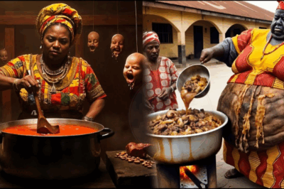 CETTE FEMME UTILISE DES BÉBÉ POUR FAIRE SA SOUPE A LA VIANDE.