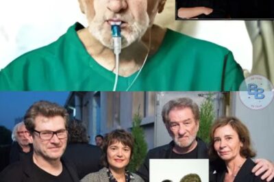 Quelques minutes plus tôt, les trois enfants d’Eddy Mitchell avaient fondu en larmes en partageant les dernières nouvelles concernant leur père à l’hôpital.