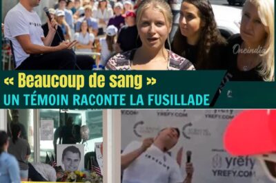 « Beaucoup de sang » : des journalistes locaux décrivent le moment où Charlie Kirk a été abattu