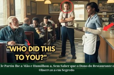 Ele Partiu-lhe a Mão e Humilhou-a, Sem Saber que o Dono do Restaurante o Observava em Segredo