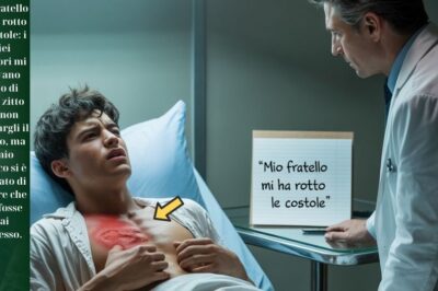 Mio fratello mi ha rotto le costole: i miei genitori mi avevano detto di stare zitto per non rovinargli il futuro, ma il mio medico si è rifiutato di fingere che non fosse mai successo.