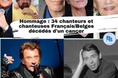 Hommage : 34 chanteurs et chanteuses Français/Belges décédés d’un cancer
