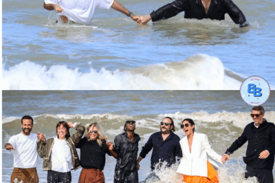 Le jury du festival de Deauville surprend avec une séance photos inédite. Que se passe-t-il dans l’océan Atlantique ce lundi ?