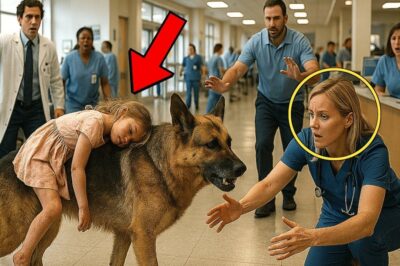 Un chien K9 entre dans un hôpital avec une fillette blessée – Personne ne pouvait croire ce qui allait suivre !