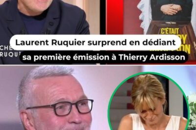 Laurent Ruquier évoque pour la première fois la mort de Thierry Ardisson dans C à vous, Audrey Crespo-Mara fond en larmes en regardant l’émission