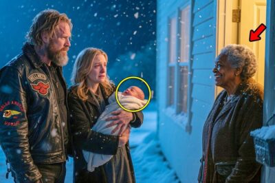 Une femme noire héberge la famille d’un Hells Angel transi de froid pour une nuit, quelques jours plus tard des dizaines de motards arrivent