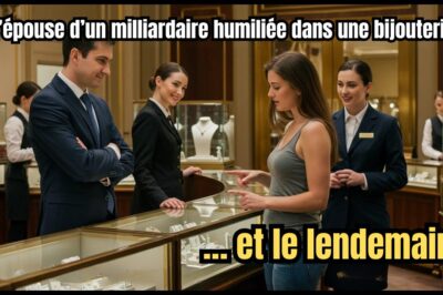 L’épouse d’un milliardaire humiliée dans une bijouterie… et le lendemain