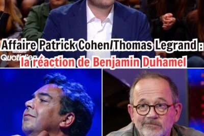 Affaire Patrick Cohen/Thomas Legrand : la réaction de Benjamin Duhamel
