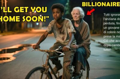Tutti ignoravano l’anziana donna perduta, finché un giovane uomo di colore non le prese la mano. Ciò che accadde dopo cambierà tutto!