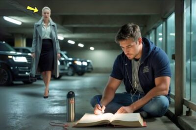 Un PDG sous couverture découvre un agent de sécurité étudiant à la lumière d’une lampe de poche — ce qui s’est passé ensuite a changé sa vie