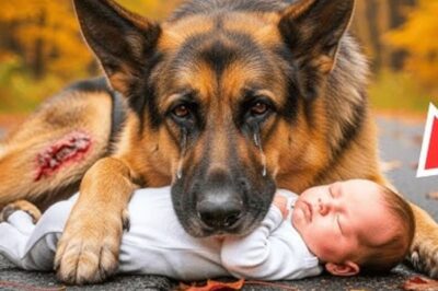 Une mère abandonne son bébé sur une route déserte, ce que le chien a fait ensuite vous laissera sous le choc !