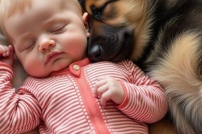 Une maman laisse son chiot dormir avec son bébé — Des semaines plus tard, elle emmène son chien à l’hôpital et est choquée !