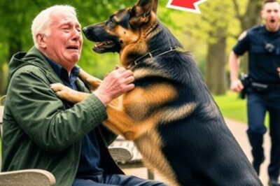 Un chien policier attaque soudainement un vétéran âgé, mais s’arrête brusquement et pleure en le reconnaissant. Ce qui se passe ensuite va faire pleurer toute la France.