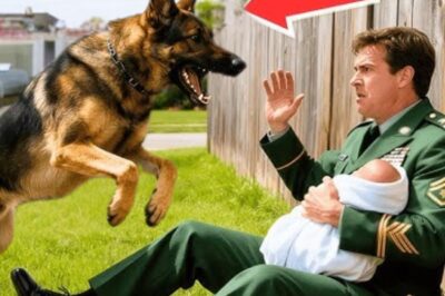 La police a lâché un chien canin sur l’homme et son nouveau-né, mais il s’est brusquement arrêté en voyant son visage. La suite des événements allait faire pleurer toute la France.
