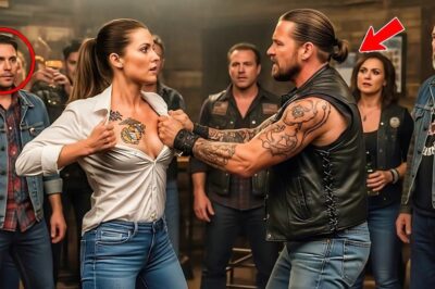 Un motard a déchiré la chemise de la serveuse — Ce qu’il a vu a figé tout le bar