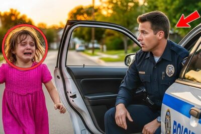 Une petite fille court vers la police en pleurant : « S’il vous plaît, suivez-moi chez moi » — Ce qu’ils ont découvert a fait fondre tout le monde en larmes
