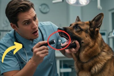 Un chien errant refusait de boire de l’eau ; un vétérinaire a examiné sa gueule et a découvert une vérité choquante.