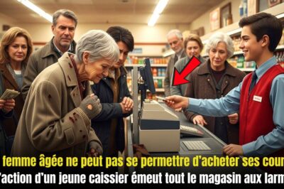 Une femme âgée ne peut pas se permettre d’acheter ses courses — l’action d’un jeune caissier émeut tout le magasin aux larmes