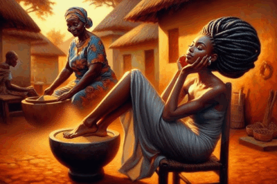 C’était la fille la plus paresseuse de son village