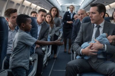 Le bébé du milliardaire pleurait sans cesse dans l’avion — jusqu’à ce qu’un pauvre adolescent noir fasse l’impensable